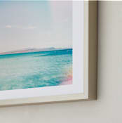 "Angel Isle" - Art Print in bright baja by Kamala Nahas - Frame Close-up