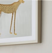 "Spots" - Art Print in Buff Orange by Megan Zang - Frame Close-up