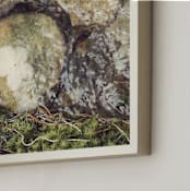 "Earthy Love" - Art Print in Rock Brown by Gray Star Design - Frame Close-up