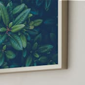"NATURAL TEXTURE II" - Art Print in Turquoise by Lying on the grass - Frame Close-up
