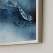 "Ness" - Art Print in Indigo by Lynann Colligan - Frame Close-up
