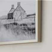 "highland prairie V mono" - Art Print in ash by Kamala Nahas - Frame Close-up