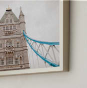 "The London Bridge" - Art Print in Almond by Paola Benenati - Frame Close-up