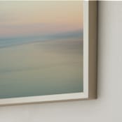"Soft Skies" - Art Print in Mint Green by Cristina Marie - Frame Close-up