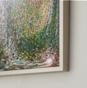 "Enchanted Series - Kingdom of the Elves" - Art Print in Elf Green by Mariecor Agravante - Frame Close-up