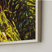 "Palm Tree Greenery" - Art Print in Palm Tree Greenery by Mariecor Agravante - Frame Close-up