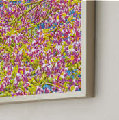 "Pink Blossom Grove" - Art Print in Pink Blossom by Mariecor Agravante - Frame Close-up
