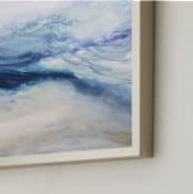 "Expanse" - Art Print in Muted Sky Blue by Teodora Guererra - Frame Close-up