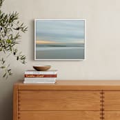 "Soothing Storm" - Art Print in Stormy blue by Cristina Marie - In a Room
