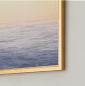 "Afterglow, Ocean dreaming" - Art Print in Warm Sunset Peach by Jacquelyn Sloane Siklos - Frame Close-up