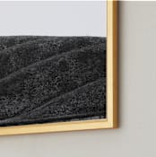 "Swooped III BW" - Art Print in coal by Kamala Nahas - Frame Close-up