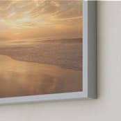 "Before Sunrise" - Art Print in Apricot by Courtney Crane - Frame Close-up