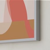 "The place between" - Art Print in Sunrise Pink by Christina Flowers - Frame Close-up
