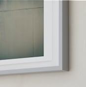 "From the Window, San Francisco 2" - Art Print in Dawn in the Alleyway taupe by Jacquelyn Sloane Siklos - Frame Close-up