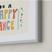 "happy dance" - Art Print in Melon Pink by Angel Walker - Frame Close-up