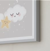 "stellina" - Art Print in Cloud by chocomocacino - Frame Close-up