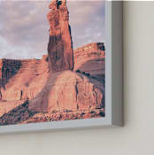 "The Gathering" - Art Print in Palest Blue Violet by Courtney Crane - Frame Close-up