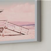 "Tower 8" - Art Print in Light Pink by Kathy Par - Frame Close-up