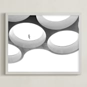 "In Flight" - Art Print in Black & white by Angie McMonigal - Framed