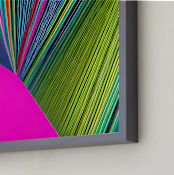 "Linya Series 03" - Art Print in Full-Color by Augusto Paolo Bringas Dizon - Frame Close-up
