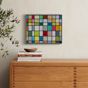 "Color for Colors Sake" - Art Print in Multi-Colored by Jane Clark - In a Room