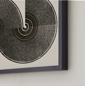 "Turn" - Art Print in Sand by Molly Lloyd - Frame Close-up
