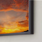 "Adventure at Sunset" - Art Print in Sunset by Nicole Simms - Frame Close-up