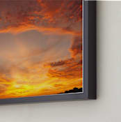 "Adventure at Sunset" - Art Print in Sunset by Nicole Simms - Frame Close-up