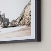 "Praia da Ursa" - Art Print in Storm Gray by Hi Uan Kang Haaga - Frame Close-up