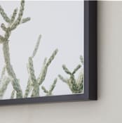 "the rising" - Art Print in cactus green by Kristi Jackson - Frame Close-up