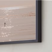 "I Want To Dive Into Your Ocean" - Art Print in Paradise Peach by Summer Strauch - Frame Close-up