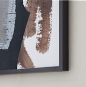 "A Trail to Follow" - Art Print in Obsidian by Jennifer Daily - Frame Close-up