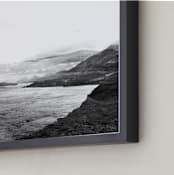 "Stormy Bay" - Art Print in Midnight by Bethan - Frame Close-up