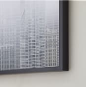 "Layers" - Art Print in Tranquil Gray by Shannon Howard - Frame Close-up