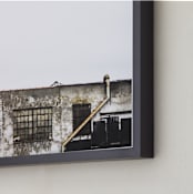 "Brooklyn" - Art Print in Winter White by Kaitlin Rebesco - Frame Close-up