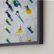 "Palay" - Art Print in Blue Tones by Hello Sophie Design Lab - Frame Close-up