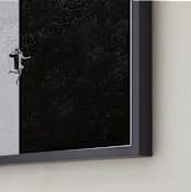 "negative-positive" - Art Print in black by Jacob Loafman - Frame Close-up