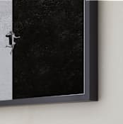 "negative-positive" - Art Print in black by Jacob Loafman - Frame Close-up