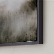 "Pacific North Fog" - Art Print in Forest Green by 1885 Atelier - Frame Close-up