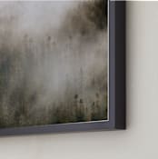 "Pacific North Fog" - Art Print in Forest Green by 1885 Atelier - Frame Close-up