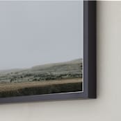 "Landscape under Fog" - Art Print in sage bouquet by Alicia Abla - Frame Close-up