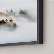 "Revealing I" - Art Print in Seaweed Green by Tania Medeiros - Frame Close-up