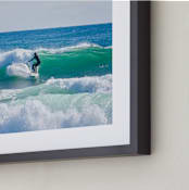 "Surfer Dude " - Art Print in ocean blue green by Sea and Sky - Frame Close-up