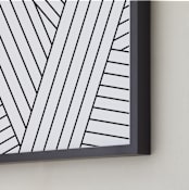 "Tension (Landscape)" - Art Print in Black and White by Jaime Derringer - Frame Close-up
