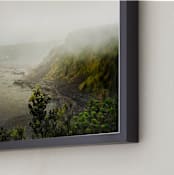 "Devastation Trail" - Art Print in Volcano Steam by Catherine Segura - Frame Close-up