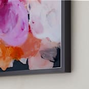 "Poppy Palette" - Art Print in Poppy by Katie Craig - Frame Close-up