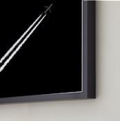 "Black & White" - Art Print in Space Black by Tal Paz-Fridman - Frame Close-up