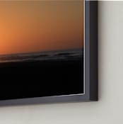 "Peach Beach" - Art Print in Peach by Three Wings North - Frame Close-up