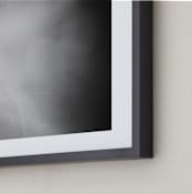 "Dandelion Disguised" - Art Print in Mist by Three Wings North - Frame Close-up