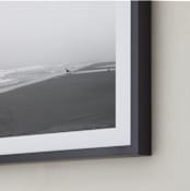 "Contemplating" - Art Print in Mist by Three Wings North - Frame Close-up